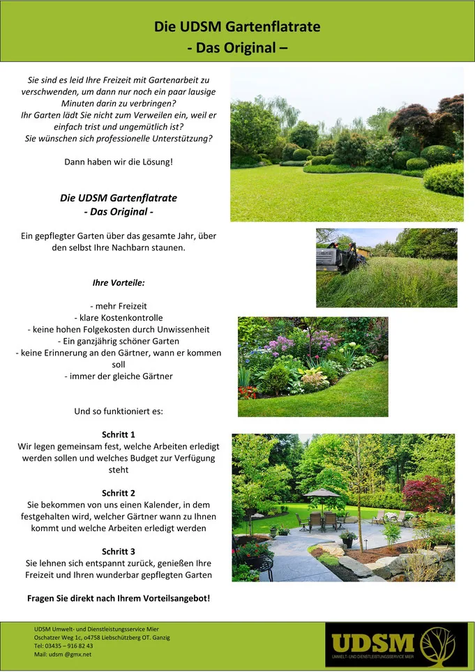 Gartenflatrate